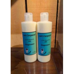 Lait corporel au lait d'ânesse gingembre  x 2